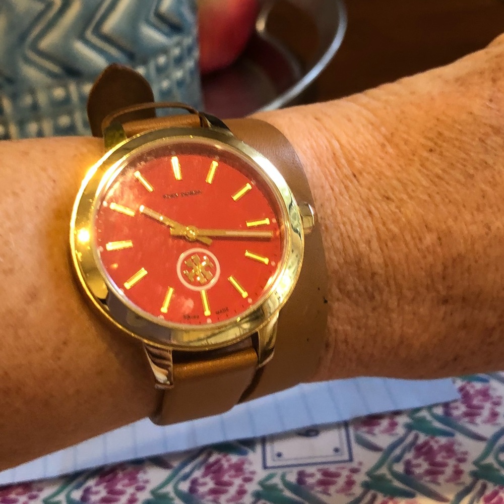 Tory Burch double wrap watch